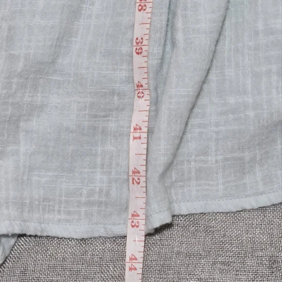 Urban Outfitters Douro Gauzey Midi Dress Light Pale Blue Green Size Small - Picture 11 of 15